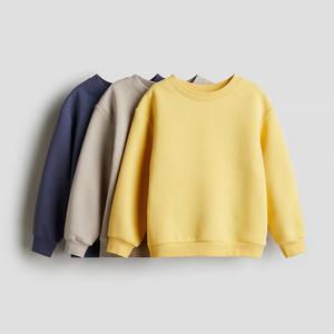 Sweat à capuche et sweat-shirt à col rond en coton et laine personnalisés pour hommes - Product Image 4