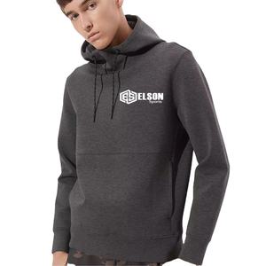 Pull à capuche surdimensionné en molleton uni 100% coton épais et de style OEM personnalisé par les fabricants pour hommes - Product Image 1