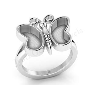 2025 fait à la main 925 en argent Sterling femmes bague de mariage réglable résine lunette oiseau amant conception Semi montage pierre bijoux résultats - Product Image 1