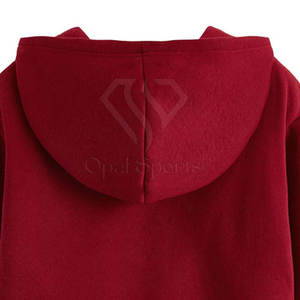 Meilleure vente de vêtements de mode d'extérieur pour femmes Sweats à capuche durables 100% coton avec logo avant pour l'hiver - Product Image 6