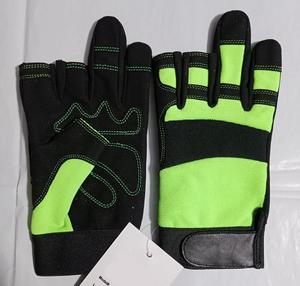 Guantes de mecánico antiimpacto de nuevo diseño 2024, cuero ignífugo y genuino para seguridad industrial - Product Image 2