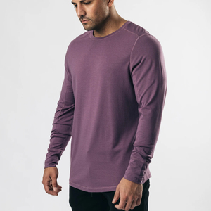 เสื้อยืดผู้ชายผ้าคอตตอน100% แห้งเร็วสำหรับผู้ชายเสื้อยืดคอกลมสำหรับใส่เดินถนนโลโก้ได้ตามต้องการ - Product Image 4