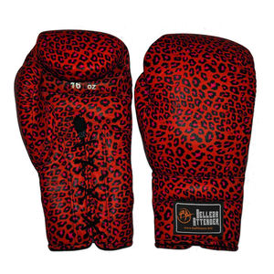 Gants d'entraînement de boxe professionnels à fermeture auto-agrippante, en cuir de vache, légers et respirants - Product Image 4