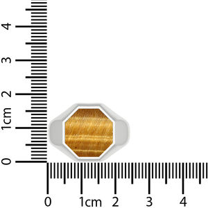 Anillo Hexagonal de Plata de Ley 925 con Incrustaciones de Ojo de Tigre Clásico para Hombre, Hecho a Mano, Regalo Único para Él, Cumpleaños, Aniversario, Boda - Product Image 4