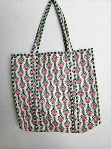 Bolso de Hombro de Moda Hecho a Mano con Colcha Kantha, Bolso de Mano de Algodón Indio, Bolso Tote Bohemio con Parches para Mujer, Bolso de Compras Informal - Product Image 5