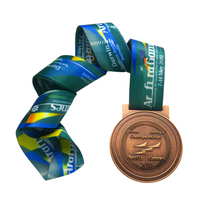 40 años de fábrica MOQ 100 Premio deportivo de aleación de zinc Personalizar su propio diseño Medalla 3D