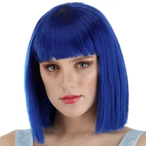 Ombre Blue Closure 4x4 Cierre Bonestraight Cierre de encaje Brasileño Remy Pelucas de cabello humano Ventas al por mayor Color natural Shippi gratis