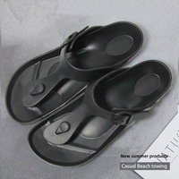 Confortable sans lacet Design avec Clip Toe Plate-forme polyvalente EVA Chaussures Chic Pantoufles pour femmes Tongs pour tenue décontractée