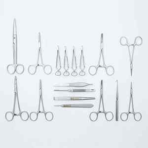 Juego de Instrumentos Quirúrgicos Veterinarios Profesionales de 18 Piezas para Esterilización Felina, Fuente de Alimentación Manual para Médicos en Pakistán - Product Image 6