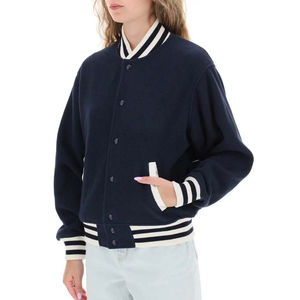 Chaquetas de mujer High Demading Varsity Precio al por mayor Servicio OEM Nueva llegada Chaquetas de mujer Chaqueta universitaria transpirable para mujer - Product Image 1
