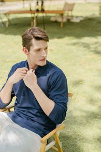 Cotton Polyester O-Neck Collar NORTH HARBOUR Plain Polo Long Sleeve <b>T</b>-<b>Shirt</b> Breathable Woven Fabric Unisex - Product Image 2