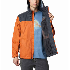 Wholesale Men Winter Hooded Outdoor Windbreaker <b>Jacket</b> 100% Polyester <b>Waterproof</b> Breathable Quick Dry Eco-Friendly Front Logo - Product Image 3