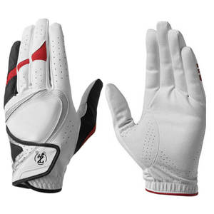 Gants de golf personnalisés en cuir PU pour droitier avec sangle de poignet réglable, doux et de haute qualité pour le sport - Product Image 1