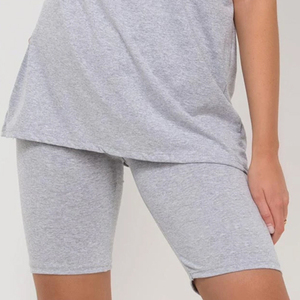 Women's Casual Wear Comfortable T-Shirts and Shorts 2 Pieces Sets 100%Cotton OEM ODM Service Ladies Twin Sets For Sale - Product Image 3