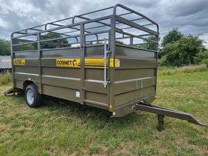 Versatile Livestock Farm <b>Trailer</b> 17ft Featuring Galvanized Steel Construction and Rear Loading Ramp for Efficient Transport - Product Image 6