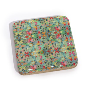 Juego de 4 posavasos de nogal y roble rojo de madera maciza hecha a mano con soporte de faizacraft rústico Espesor personalizable - Product Image 2