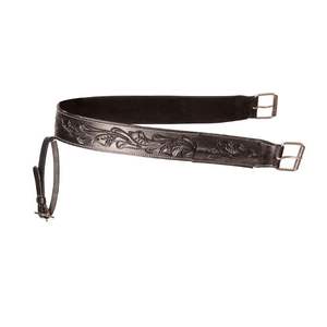 Sangle et sangles dorsales en cuir véritable, faites à la main, de haute qualité, robustes, à double boucle, de style western, pour l'équitation - Product Image 2