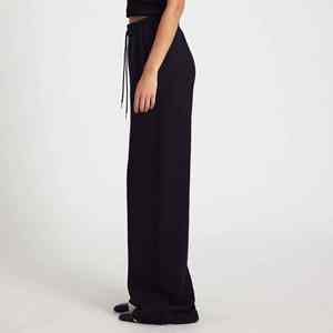 Hot Selling Custom Made 100% Cotton Fleece Flare Sweatpants Custom Distressed Logo Heavyweight Baggy Wide Leg Sweatpants - Product Image 6