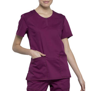Uniforme d'hôpital respirant, blouses médicales pour femmes, logo personnalisé, manches courtes, uniforme d'infirmière, ensemble d'uniformes de médecin - Product Image 5