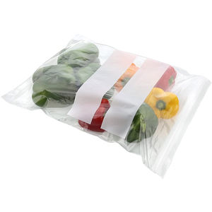 Bolsas de plástico impermeables con cremallera blanca transparente de HDPE tipo PET para envasado de alimentos, para frutas, verduras, fideos, comida para mascotas hecha en Vietnam - Product Image 4