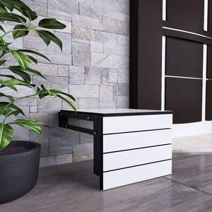 Chaise pliante, tabouret de douche, banc de salle de bain, chaise gain de place, marchepied mural pliant, multifonctionnel - Product Image 1