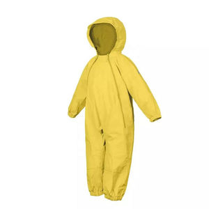 Chubasquero con capucha ligero de Color sólido con logotipo personalizado OEM Poncho impermeable con bolsillos Cremallera de gran tamaño para exteriores de talla XL - Product Image 6