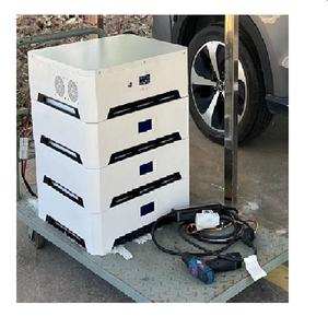 Centrale électrique portable 10kw avec onduleur solaire 5kw Générateurs solaires mobiles Système 220v AC Source de panneau solaire - Product Image 3