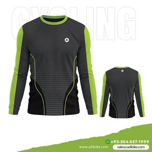 เสื้อขี่จักรยานแขนเต็มแบบกำหนดเองกันลมและออกแบบโลโก้ได้ตามต้องการ - Product Image 4