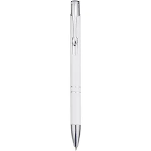 Stylo bille Moneta en aluminium recyclé avec encre bleue - Product Image 1