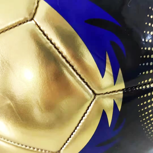 Ballon de football en PVC métallisé, ballon de football réfléchissant, design personnalisé, ballon doré - Product Image 6