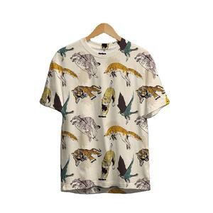 Camiseta de Cuello Redondo para Mujer, de Algodón Orgánico, Estampado Informal, Ecológica, Ajustada y Comprimida - Product Image 4