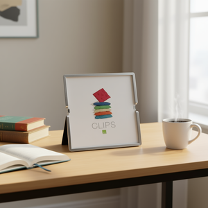 Clips Diarios Gio No. 4 marcos metálicos (21x29,7 cm) para gafas de lectura Bubola y Naibo Day Clips - Product Image 3