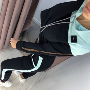 Meilleur prix Tie Dye femmes Sporty Active Wear deux pièces Jogging survêtement respirant gilet Biker Shorts pour adultes pour l'hiver - Product Image 5
