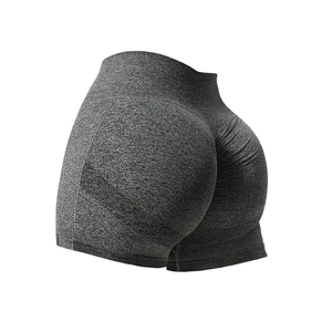 2025 à la mode grande taille Shorts de sport couleur unie sublimé sport Fitness entraînement Yoga Leggings Spandex/Nylon matériel - Product Image 1