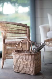 Macetas y jardineras inteligentes de bajo precio, maceta de ratán para decoración de jardín con soporte de hierro, soporte negro de Pie Grande - Product Image 6