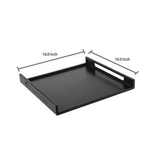 Tary en métal Offre Spéciale Fabrication en usine plateaux de service alimentaire ronds en fer plateau en métal assiette de service en vrac avec poignée décor de table - Product Image 1