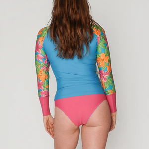 Camiseta de Compresión Deportiva para Mujer, Diseño Personalizado con Sublimación, Logotipo Personalizado, Protección UV, Ecológica, Spandex/Poliéster, Ropa Urbana - Product Image 6