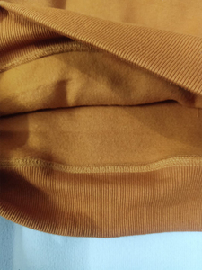 Men's <b>Orange</b> Pullover <b>Hoodie</b> Solid Color Hooded Sweatshirt with Kangaroo Pocket Drawstring Casual Long Sleeve - Product Image 3