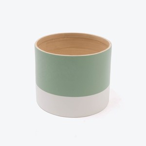 Vietnamese Handmade Wood Pot <b>Planter</b> Round Box Decorative <b>Garden</b> Customized Size Spun Bamboo <b>Wooden</b> Pots - Product Image 4