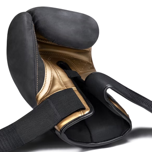 ถุงมือต่อยมวยสำหรับมืออาชีพทำจากหนังมีเชือกผูกพิมพ์โลโก้ได้ตามต้องการ - Product Image 2