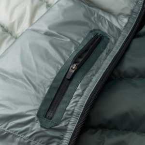 Blouson d'aviateur matelassé chauffant et respirant de qualité supérieure pour hommes col montant d'hiver en toile avec logo sur le devant - Product Image 4