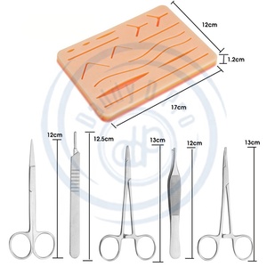 Highly <b>Suture</b> Practice <b>Kit</b>-Training Pad, Tools + Filaments for Medical & Vet Students Best for Starters BY DADDY D PRO CE ISO - Product Image 6