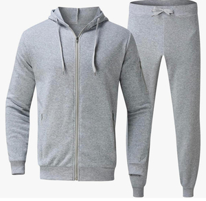 2025 nouveaux hommes personnalisés grande taille vêtements de sport de gymnastique 100% coton surdimensionné Fitness sport survêtement hiver pour hommes - Product Image 1