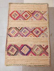 พรมปอกระเจาถักแบบออแกนิกสวยงามงานฝีมือตามหลักจรรยาบรรณและทำด้วยมือพรมปอกระเจาแบบถักย้อนกลับได้ดีไซน์ทันสมัยและใช้งานได้จริง - Product Image 2