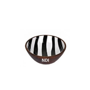 Tazones de Madera Esmaltados para Servir Palomitas o Sopa, para Uso en Restaurantes y Catering, Tazón de Frutas de Buena Calidad, Tazón de Madera para Almacenar Frutos Secos - Product Image 1