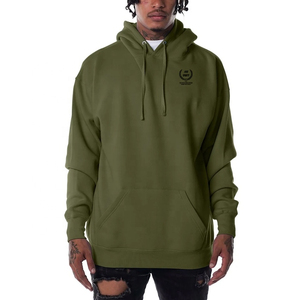 Alta calidad 100% algodón polar 500 Gsm Sudadera con capucha para hombres Heavy Hoodie Pullover sudadera logotipo personalizado francés Terry sudaderas con capucha en blanco - Product Image 3