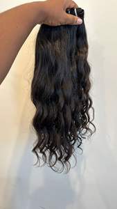 Haute qualité 34 pouces Extensions de cheveux ondulés 100% non transformés indien cuticule aligné cheveux humains vague lâche - Product Image 4