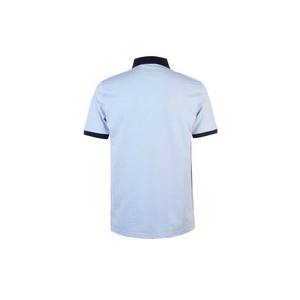 Polos simples transpirables OEM personalizados de golf al por mayor de varios colores para hombres OEM 100% poliéster spandex impresiones de marca propia - Product Image 5