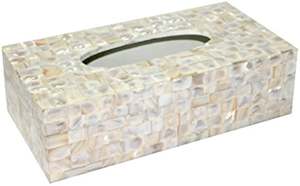 Boîte à mouchoirs en nacre pour chambre à coucher Distributeur de mouchoirs décoratif en nacre pour salle de bain Meilleure qualité et bas prix - Product Image 2