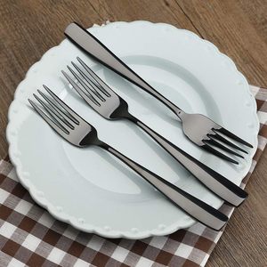 Fourchette à dîner en métal durable noir de qualité supérieure 18/10 Home Kitchen Dining Restaurant Parties - Product Image 3